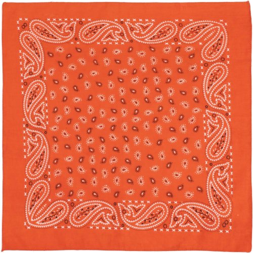 BANDANA chusta pomarańczowa