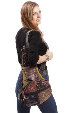 Skládací patchworkový batoh I.