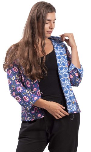 Damski płaszcz PARAT ciemnoniebieski II.