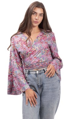 Bolerko GITA s dlouhým rukávem růžové II.