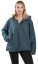 Bluza unisex z kapturem RAHUL niebieski petrol