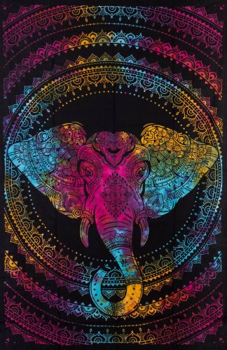 Mandala malá ELEPHANT multicolor