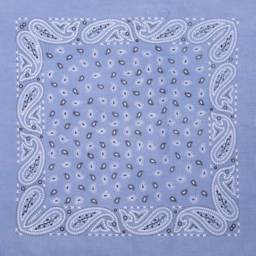 BANDANA šátek světle modrý III.
