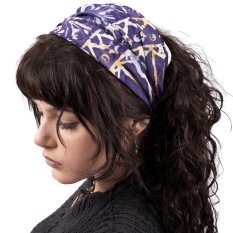 Čelenka BALI BATIK fialová VIII.