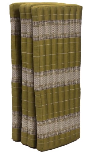 Futon skládací Comfort zelený / 120 cm