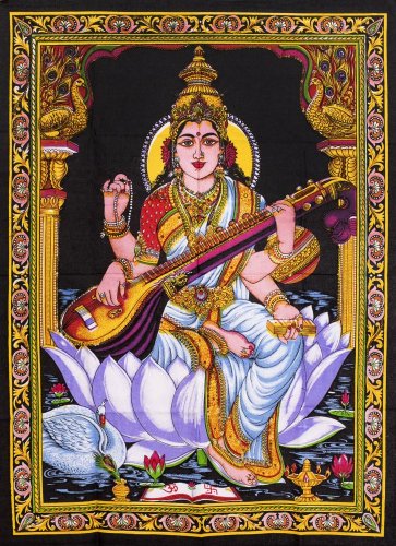 Látkový obrázek SARASWATI