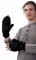 Vlnené prezliekacie rukavice čierne