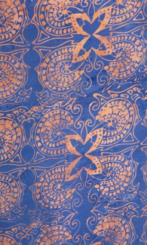 Sarong BALI BATIK niebieski XXIX.