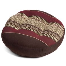 Meditačný podsedák okrúhly FUTON bordó-hnedý I.