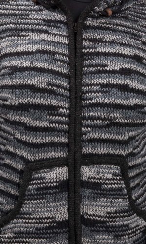 Kurtka dzianinowa MARLED szara - Rozmiar: M