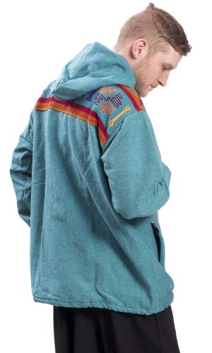 Teplá pánská bunda VIKRAM tyrkysová IV.