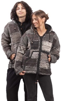 Kurtka dzianinowa HIMALAYAN szaro-brązowy II.