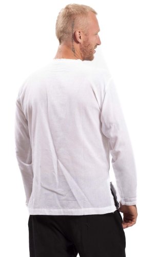 Koszula indyjska / ETNO KURTA biały BOHO - Rozmiar: XL