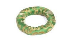 Vankúšik pod tibetskú misu ø 10 cm zelený (vhodný na misu s priemerom 11–13 cm)