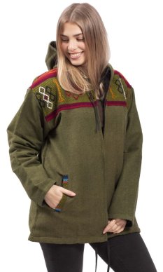 Teplá  bunda VIKRAM zelená XII.