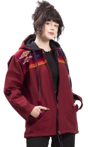 Teplá bunda VIKRAM červená I.