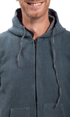 Bunda s kapucí NEPA petrolejová