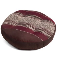 Meditačný podsedák okrúhly FUTON bordó-hnedý II.