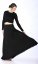 Dlouhá teplá sukně Tassel černá - Velikost: L/XL