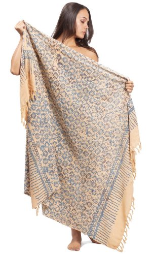 Sarong BALI BATIK béžový XVI.