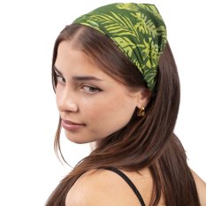 Čelenka BALI BATIK zelená IV.