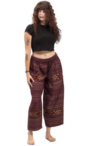 Teplé kalhoty BIHAR FREE červené III.