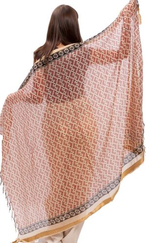 Sarong / šátek JALA / bordó ornament IV.