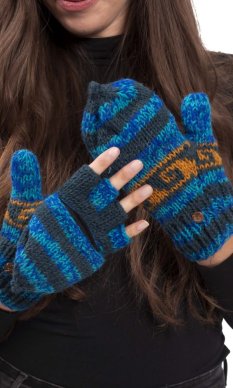 Vlněné převlékací rukavice V.