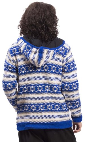 Pletená bunda HIMALAYAN modrá