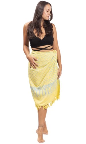 Sarong BALI BATIK zelený IV.
