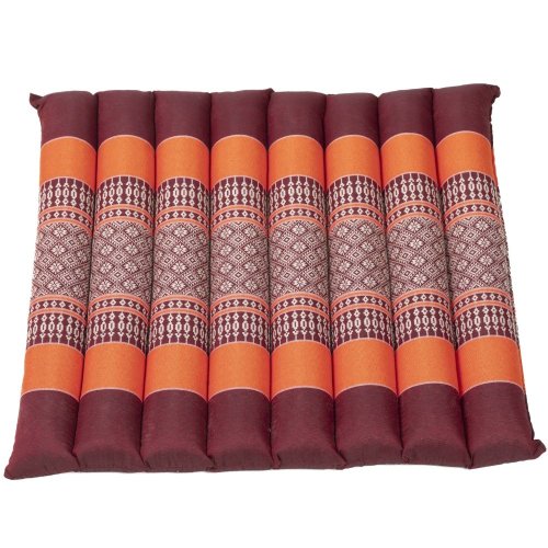 Meditační podsedák CLASSIC oranžovo-vínový III.