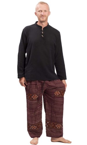 Teplé kalhoty BIHAR FREE červené III.