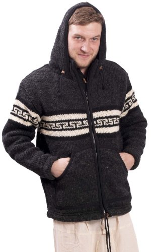 Vlněná svetrobunda tmavě šedá II.