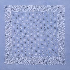 BANDANA PALLAV šatka svetlo modrá III.