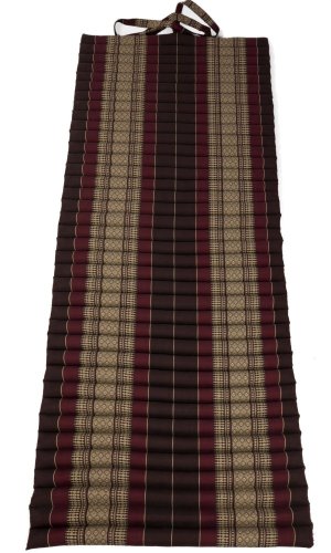 Futon rolovací / šířka 80 cm / bordó-hnědý I.