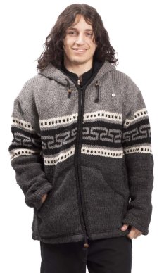 Pletená bunda HIMALAYAN sivá VI.