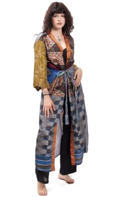 Długie KIMONO multicolor XLI.