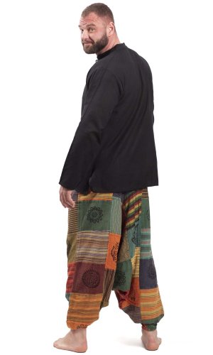 Patchworkowe szarawary KANTHA