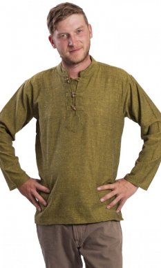 Koszula indyjska / ETNO KURTA zielona