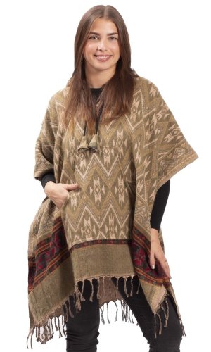 Pončo RIVAN khaki