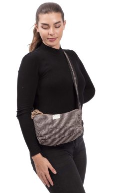 Taška NAYA hnědo - černá