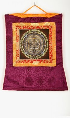 Maľovaný obraz THANGKA 55x63 cm