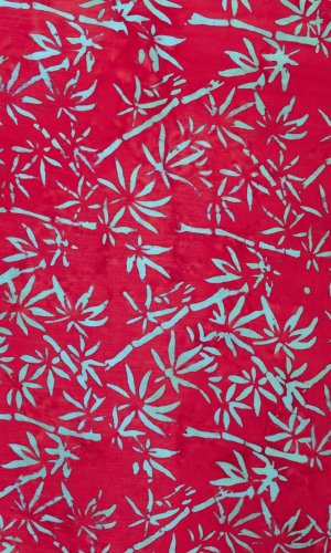 Sarong BALI BATIK czerwony XV.