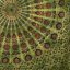 Mandala duża Barmere zielona