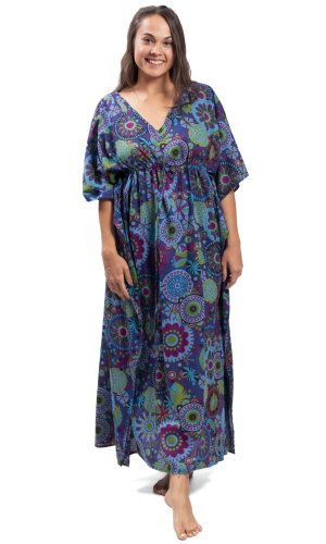 Kaftan AMARA modrý I.