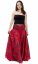 Kolesová nohavicová sukňa PARIPA syto červená