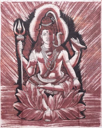 Látkový obrázek LORD SHIVA XI.
