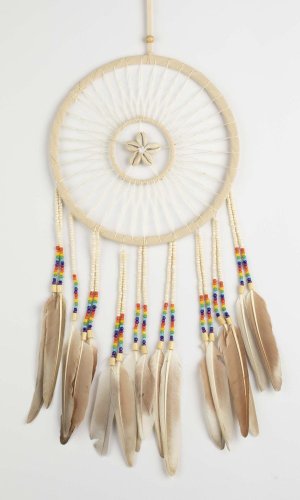 Łapacz snów MUSSEL natur / długość 48 cm