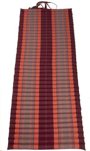 Futon rolovací / šířka 80 cm / oranžový