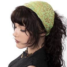 Opaska BALI BATIK jasnozielony IX.